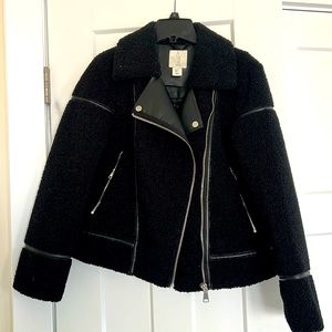 Moto Sherpa Jacket S NWOT